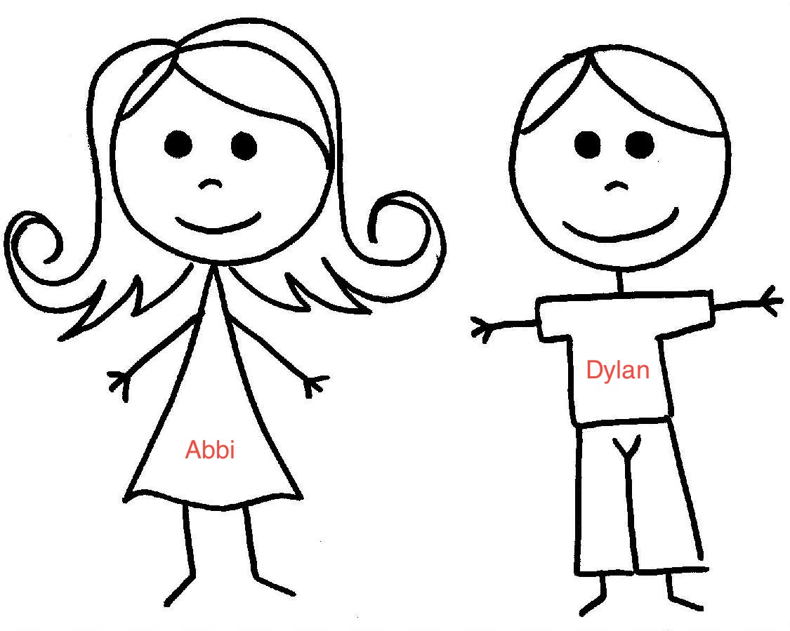 Happy Stick Figure