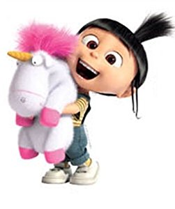 Amazon.com: Agnes Fluffy Unicorn Despicable Me 2 Minion Removable ...