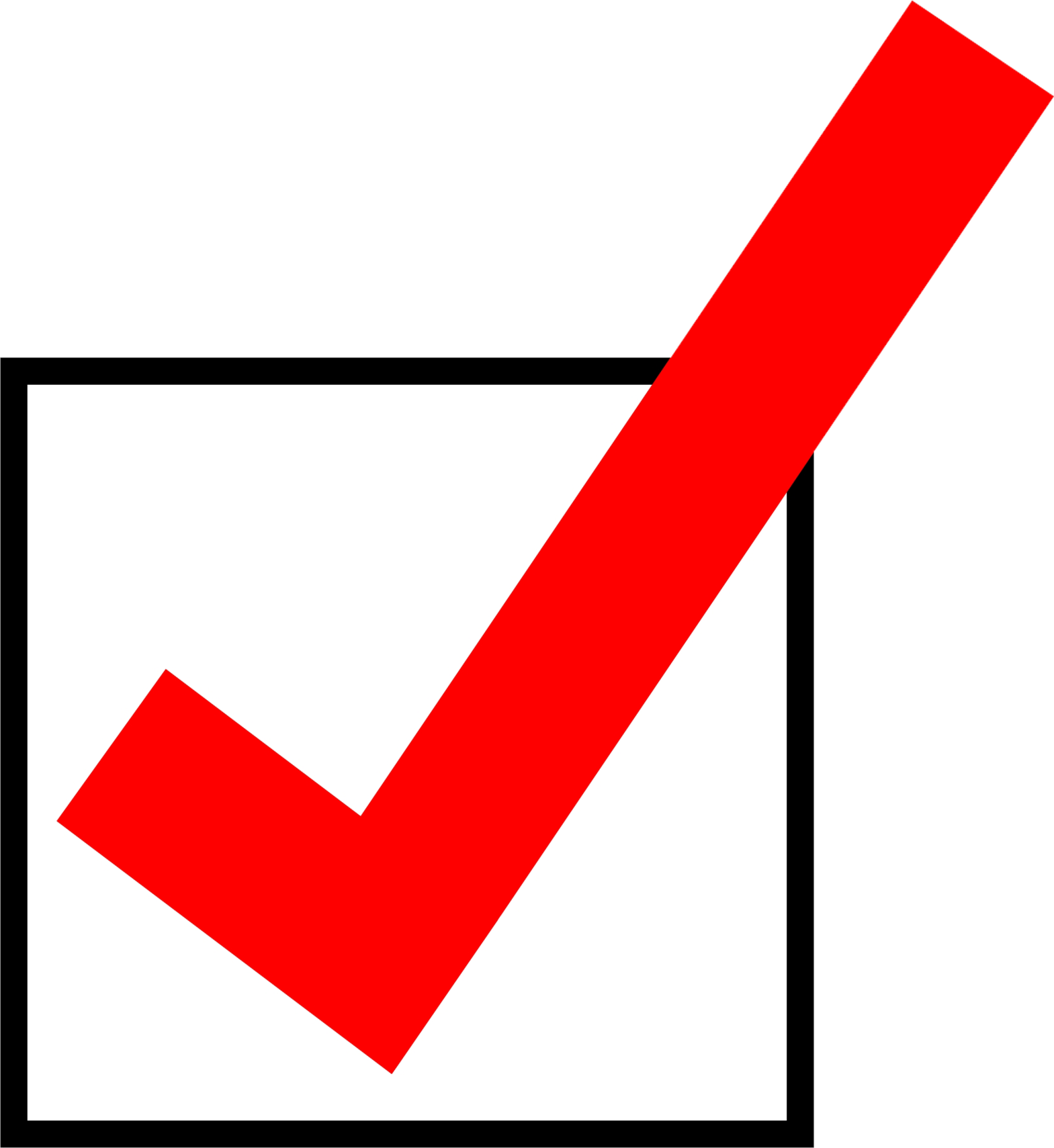 Clipart check mark transparent background