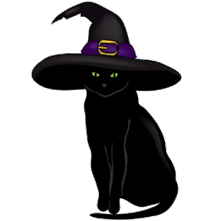 Halloween Black Cat - Halloween Cartoon Clip Art