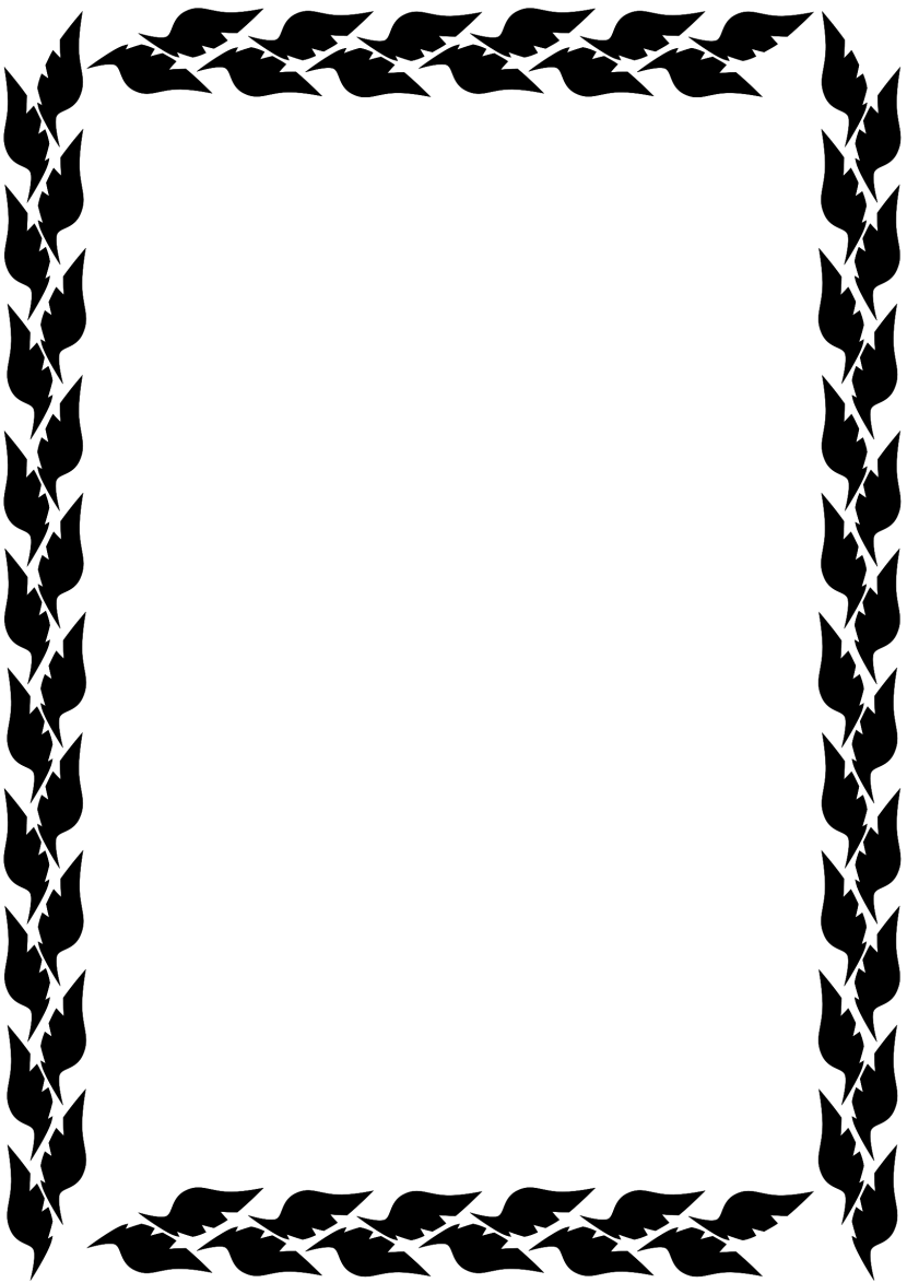Black And White Border - Clipartion.com
