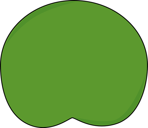 Lily Pad Outline Clipart