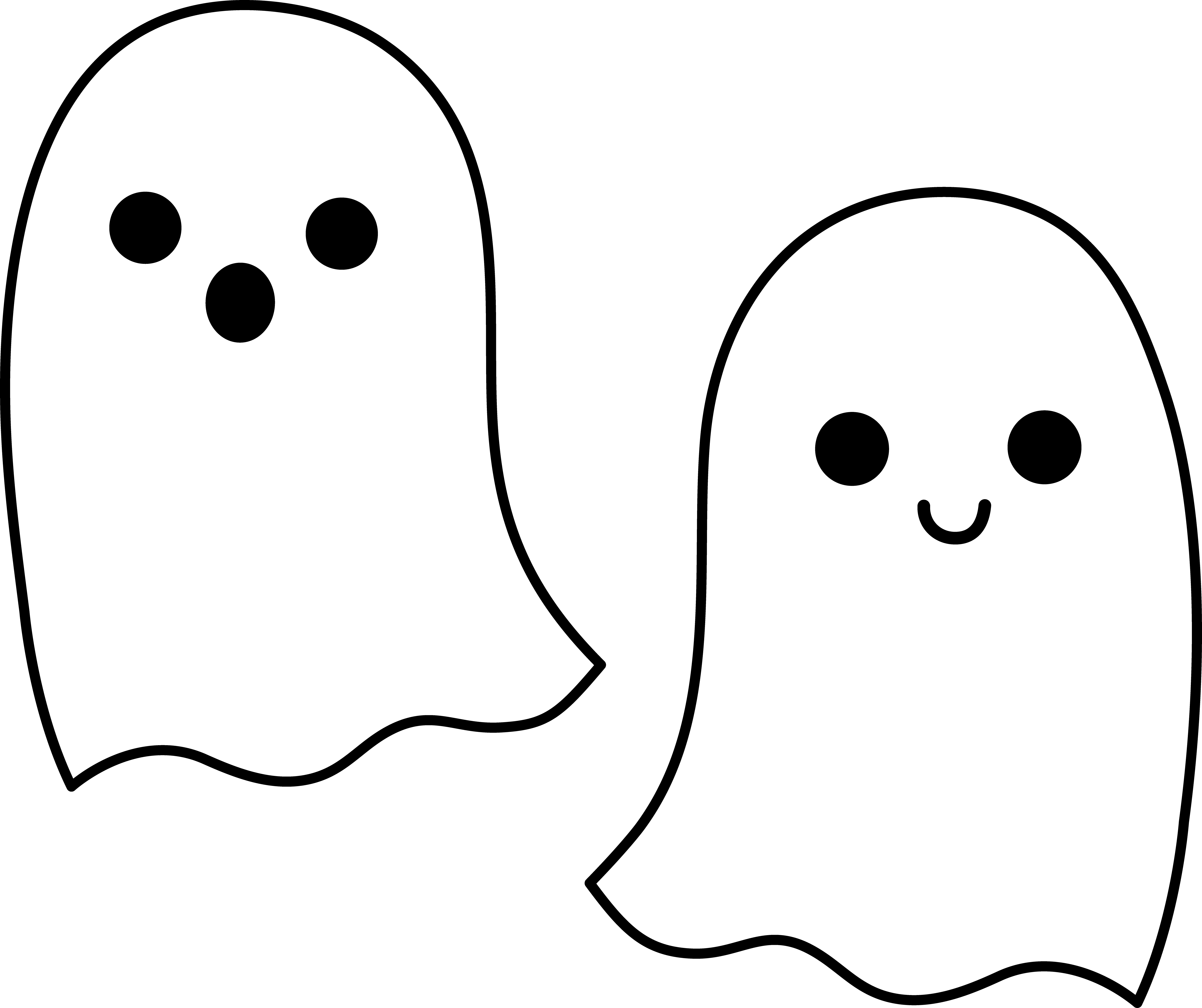 Cute Ghost Clipart - Free Clipart Images
