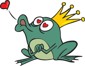 Frog Prince Clipart Image - Cartoon Clip Art Image of a Frog ...