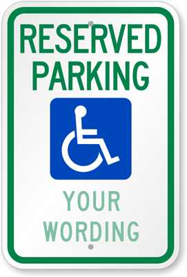 Custom ADA Handicap Signs | Create Your Own Access Sign
