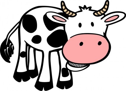 Mengunyah Sapi-vektor Clip Art-vektor Gratis Download Gratis