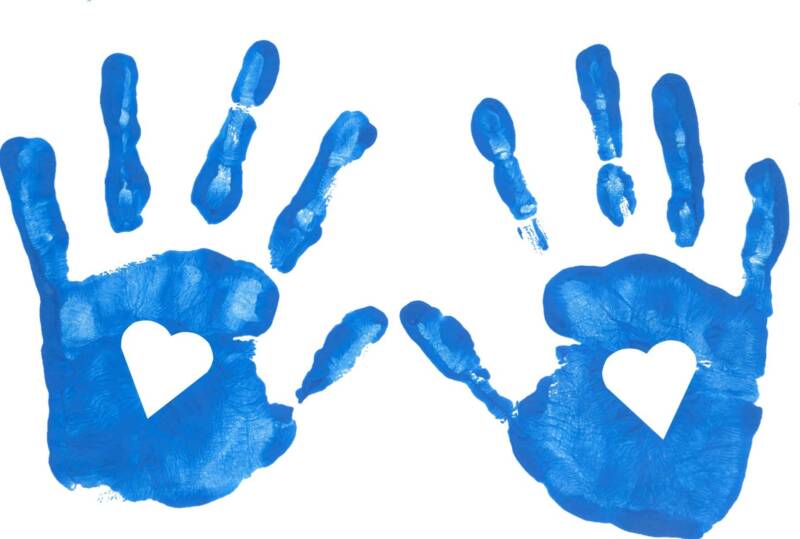 Baby Handprints Clipart | Childrens Toy