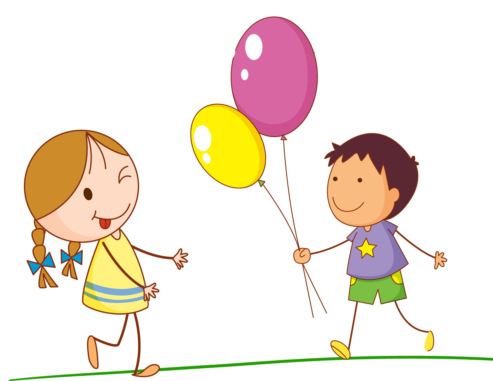 Cartoon Pictures Of Children Playing Clipart Best Color Print 6 ...