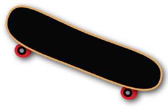 Skateboarding clip art free clipart images - Clipartix