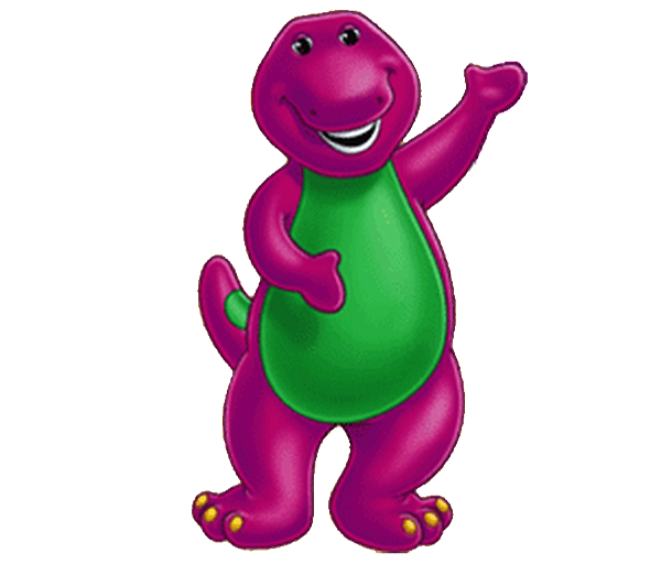 Barney birthday clipart