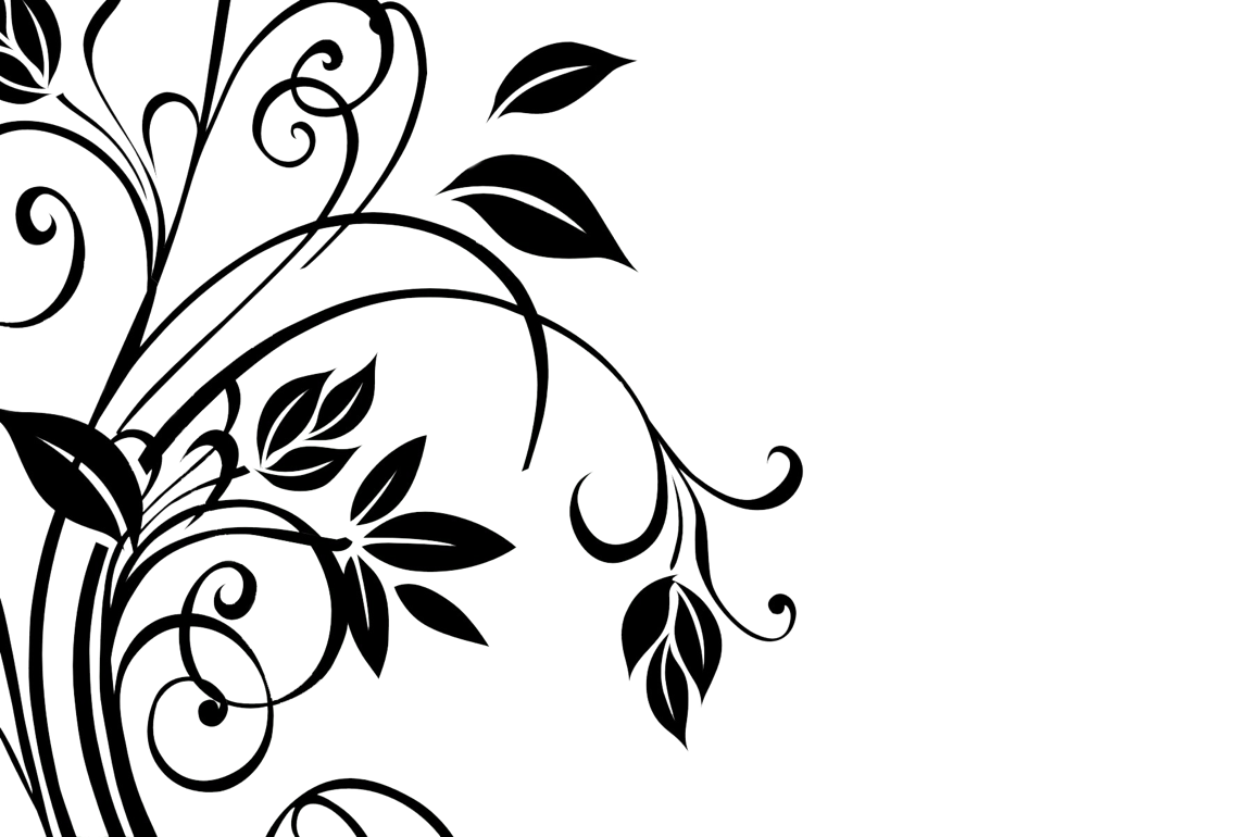 16 Floral Vector Corner Patterns PNG Images - Corner Border ...