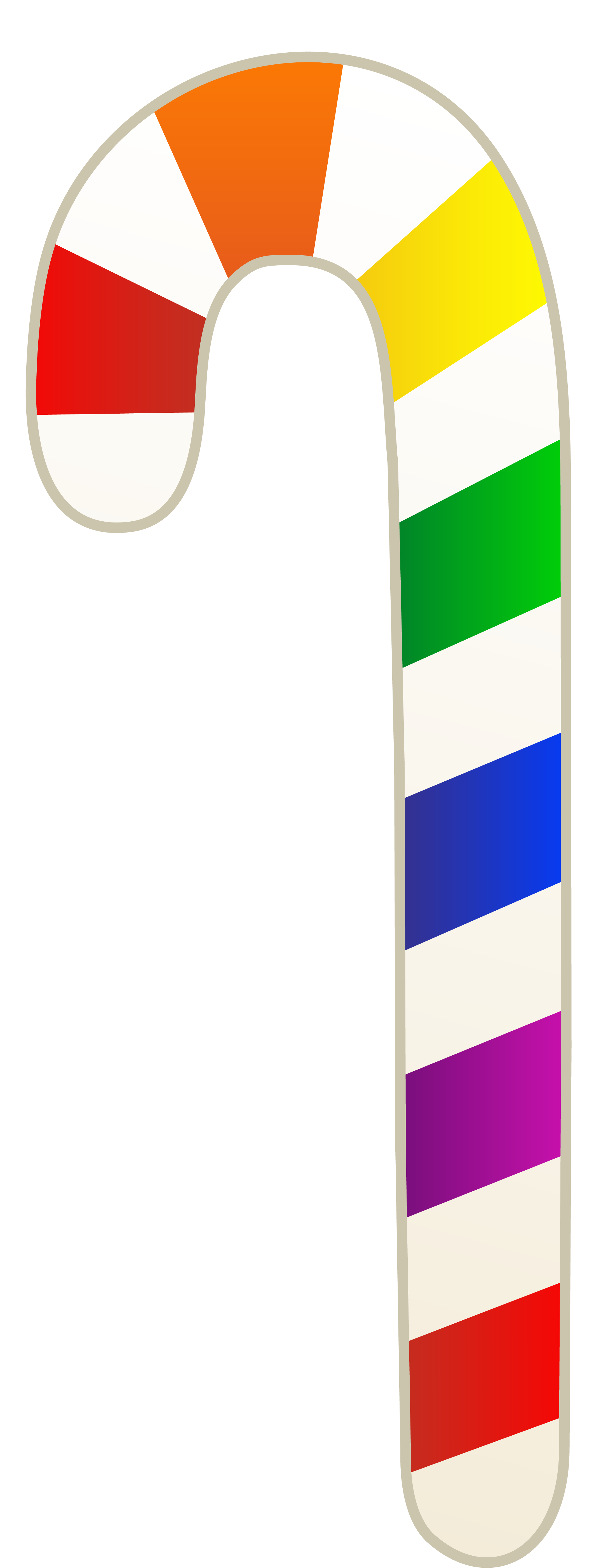 Rainbow Candy Border Clipart