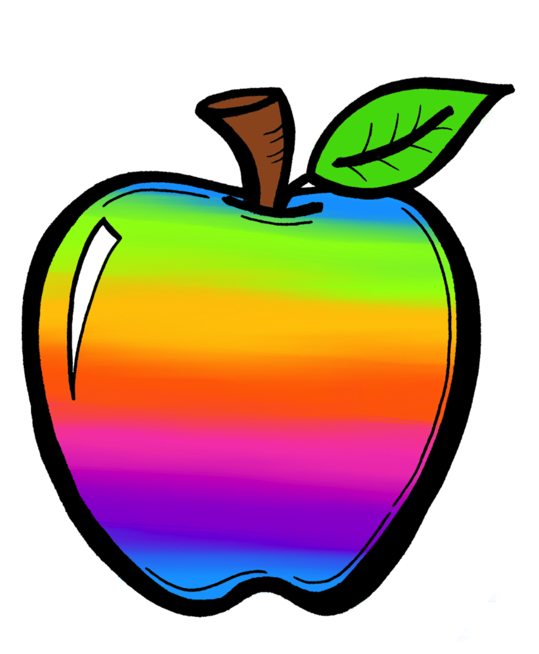 Teacher Apple Clip Art - The Cliparts