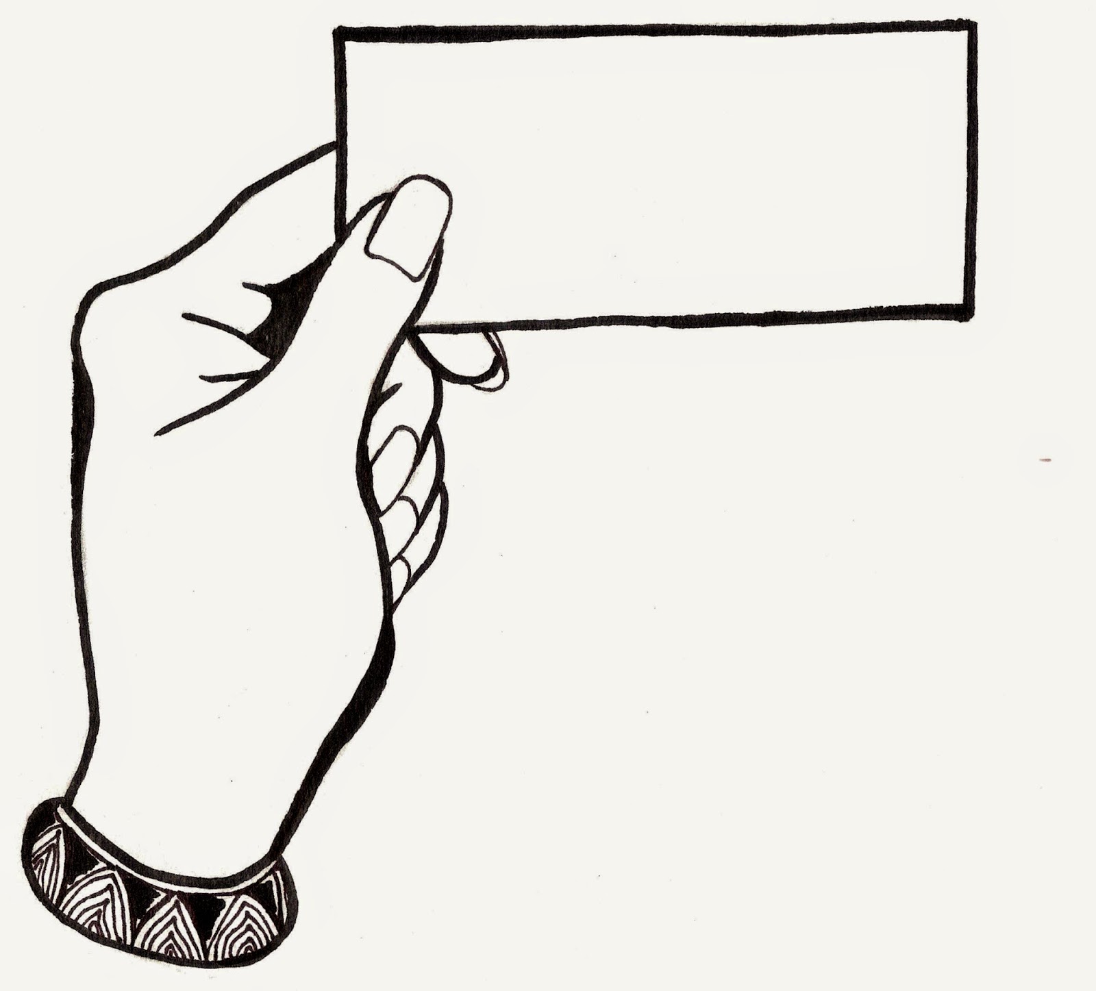 Business card clip art