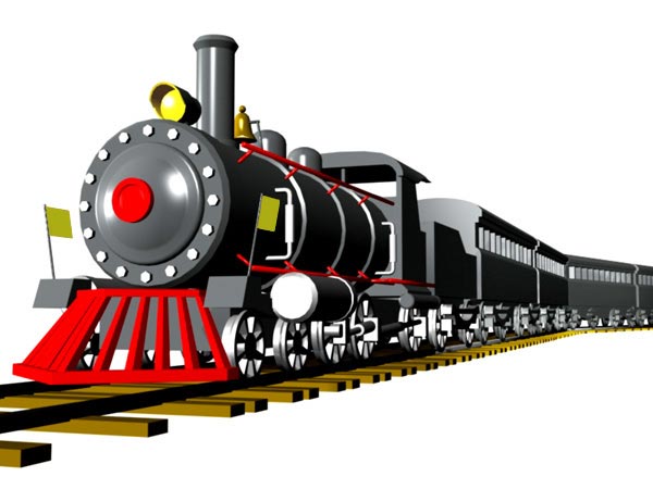 Model Train Clipart
