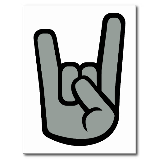 Hand Symbol Postcards & Postcard Template Designs