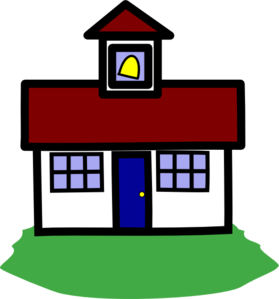 School House Clip Art - vector clip art online ...