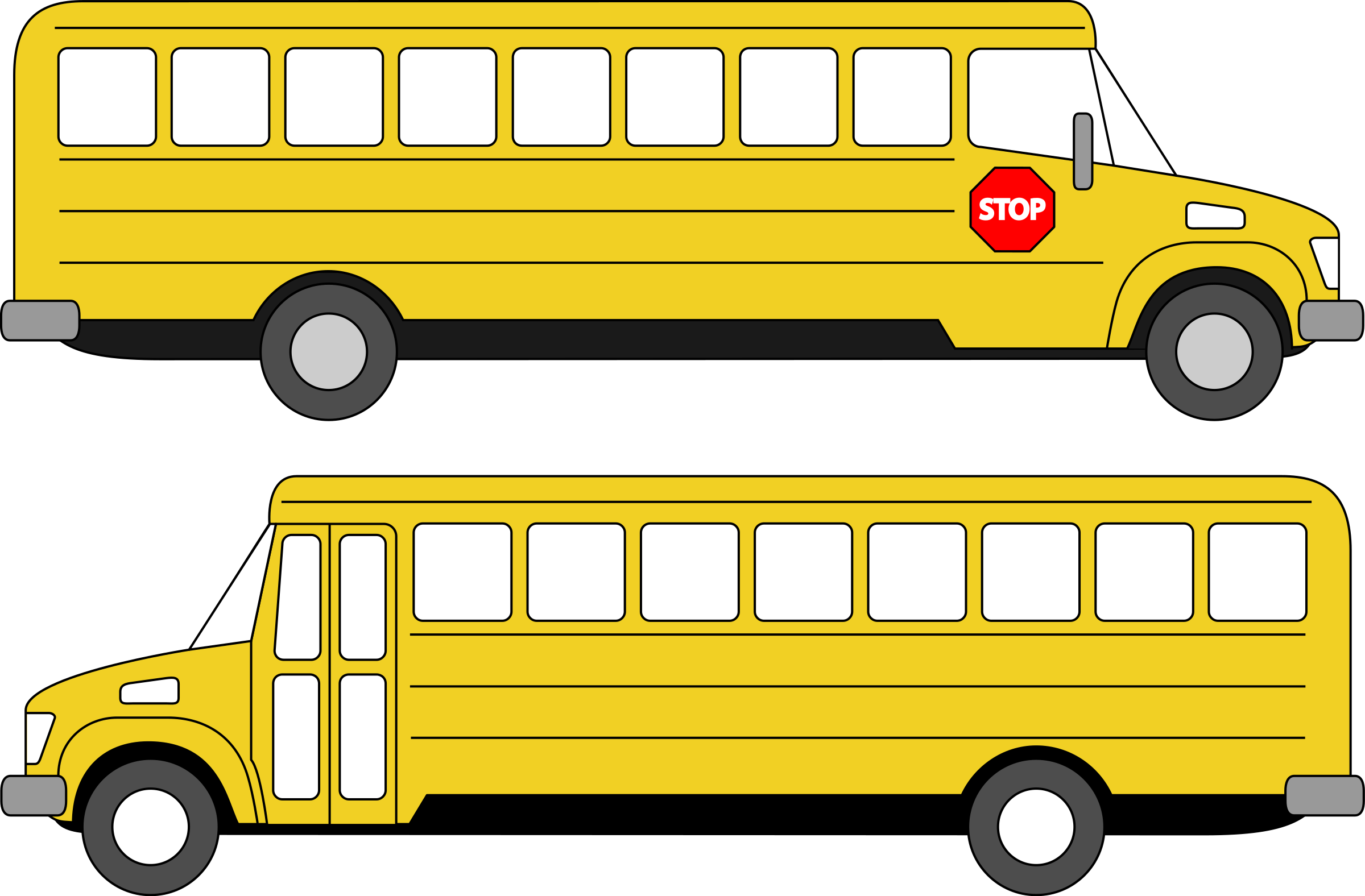 Clipart - School bus