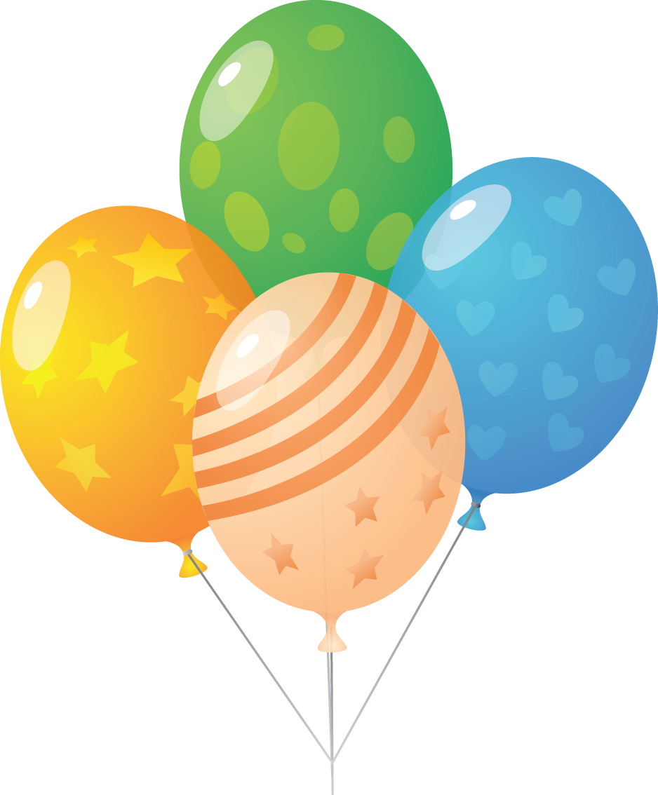 Orange balloon clipart transparent
