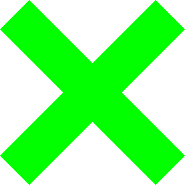 Wrong sign - vector Clip Art