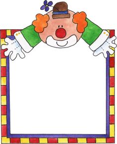 Circus borders clip art free