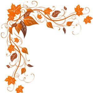 Fall Leaves Corner Clipart