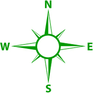 Direction Compass Online Clipart - Free to use Clip Art Resource