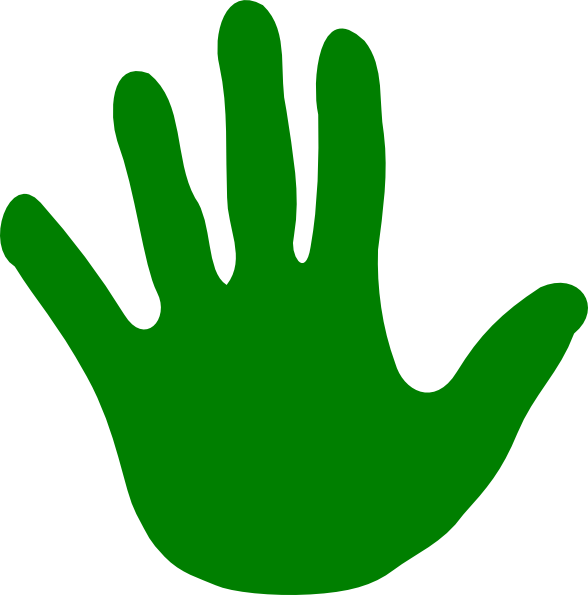 Best Photos of Green Handprint Clip Art - Blue Hand Print Clip Art ...