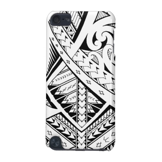Mixed tribal tattoo patterns in Samoan Maori style iPod Touch (5th ...