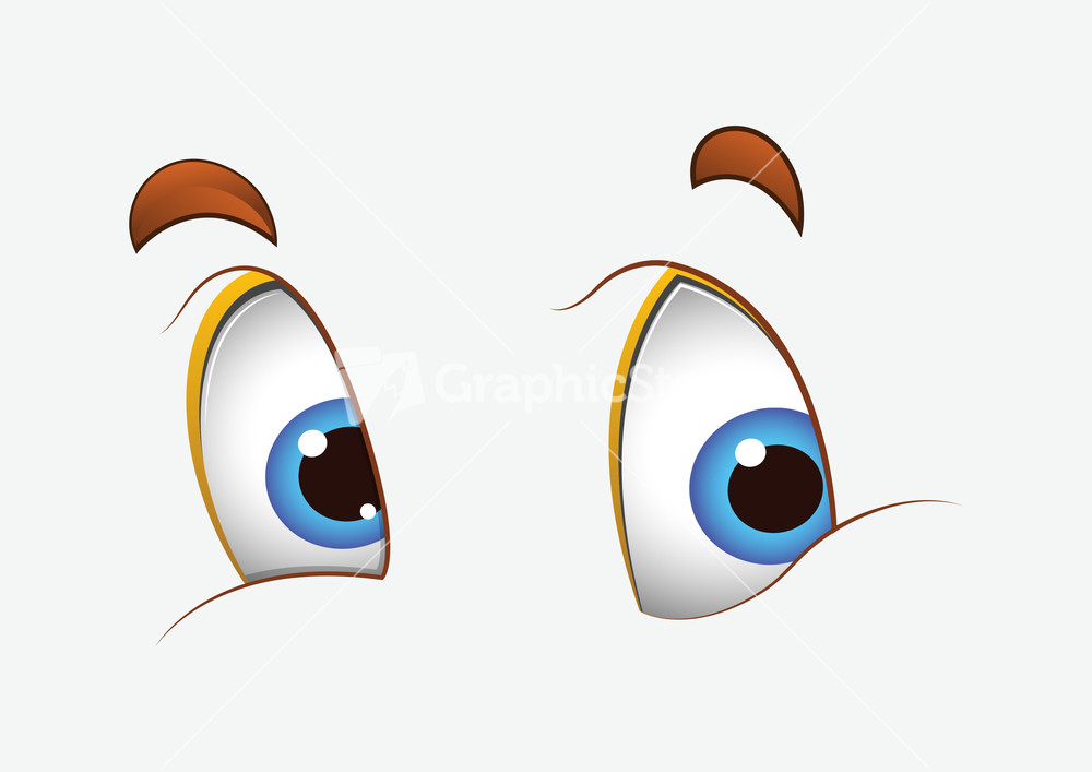 Happy Cartoon Eyes
