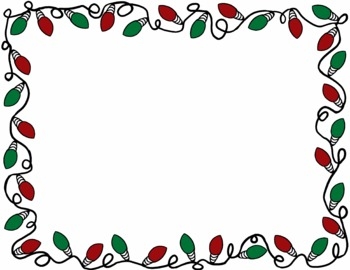 Christmas Lights Clipart Border