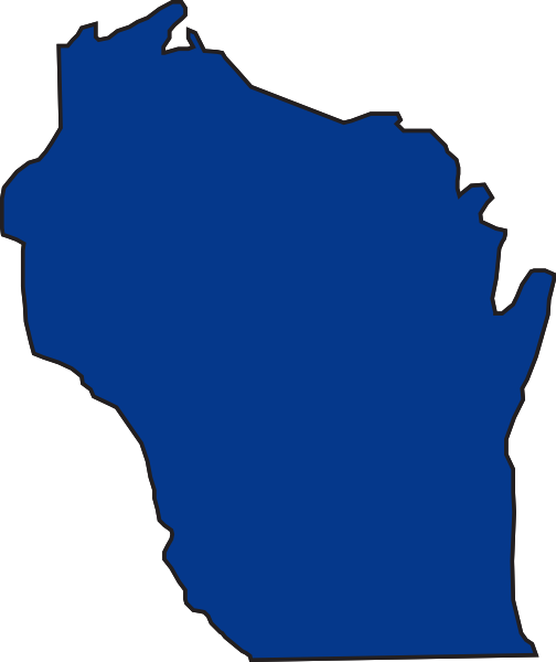 Wisconsin flag clipart
