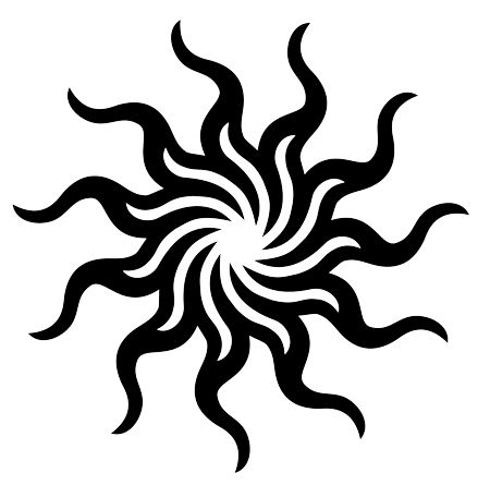 Tribal Sun Tattoos | Sun Tattoos ...