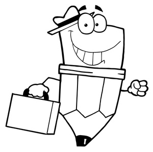 Cartoon Characters Black And White Images : Cartoon Characters Clipart ...