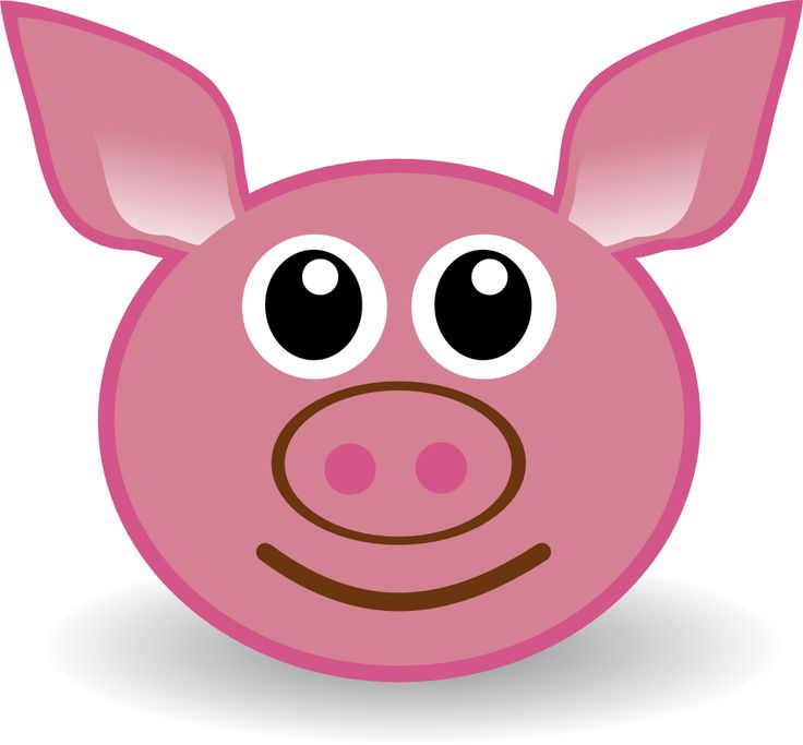 Pig nose clipart