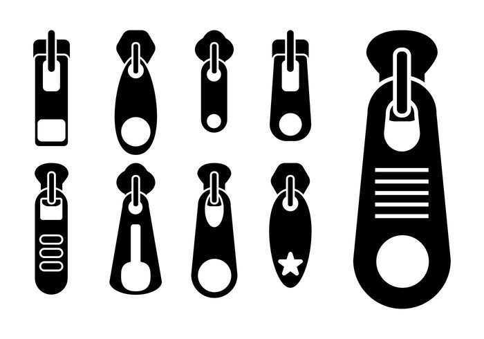 Zipper Pull Vector - Download Free Vector Art, Stock Graphics &amp; Images