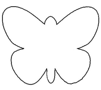 Best Photos of No Butterfly With Template - Blank Butterfly ...