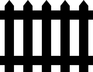 Picket Fence Clipart - ClipArt Best