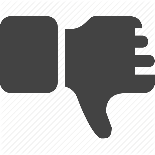 Bad, dislike, hate, point down, thumb down, unlike icon | Icon ...