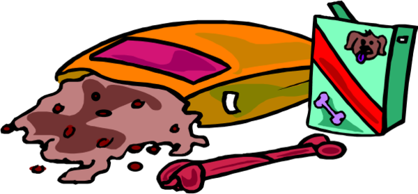 Dog food - vector Clip Art
