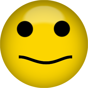 Neutral smiley face clip art - ClipartFox