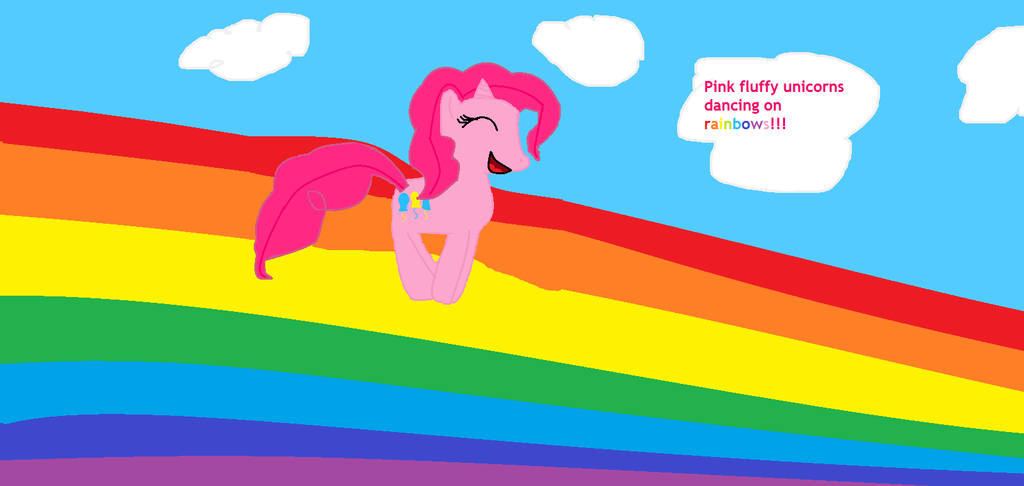 Pink fluffy unicorns dancing on rainbows! by rissaplaysgames on ...
