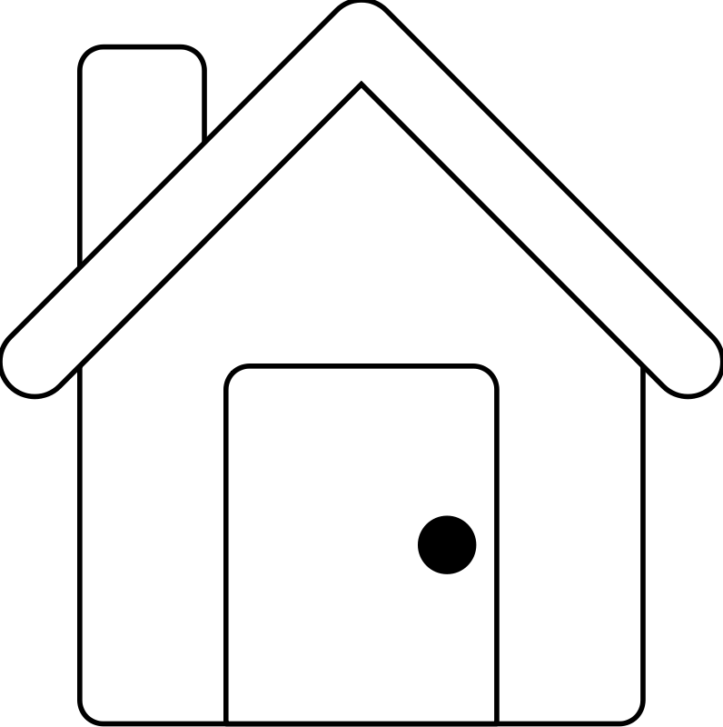 House Line Art | Free Download Clip Art | Free Clip Art | on ...