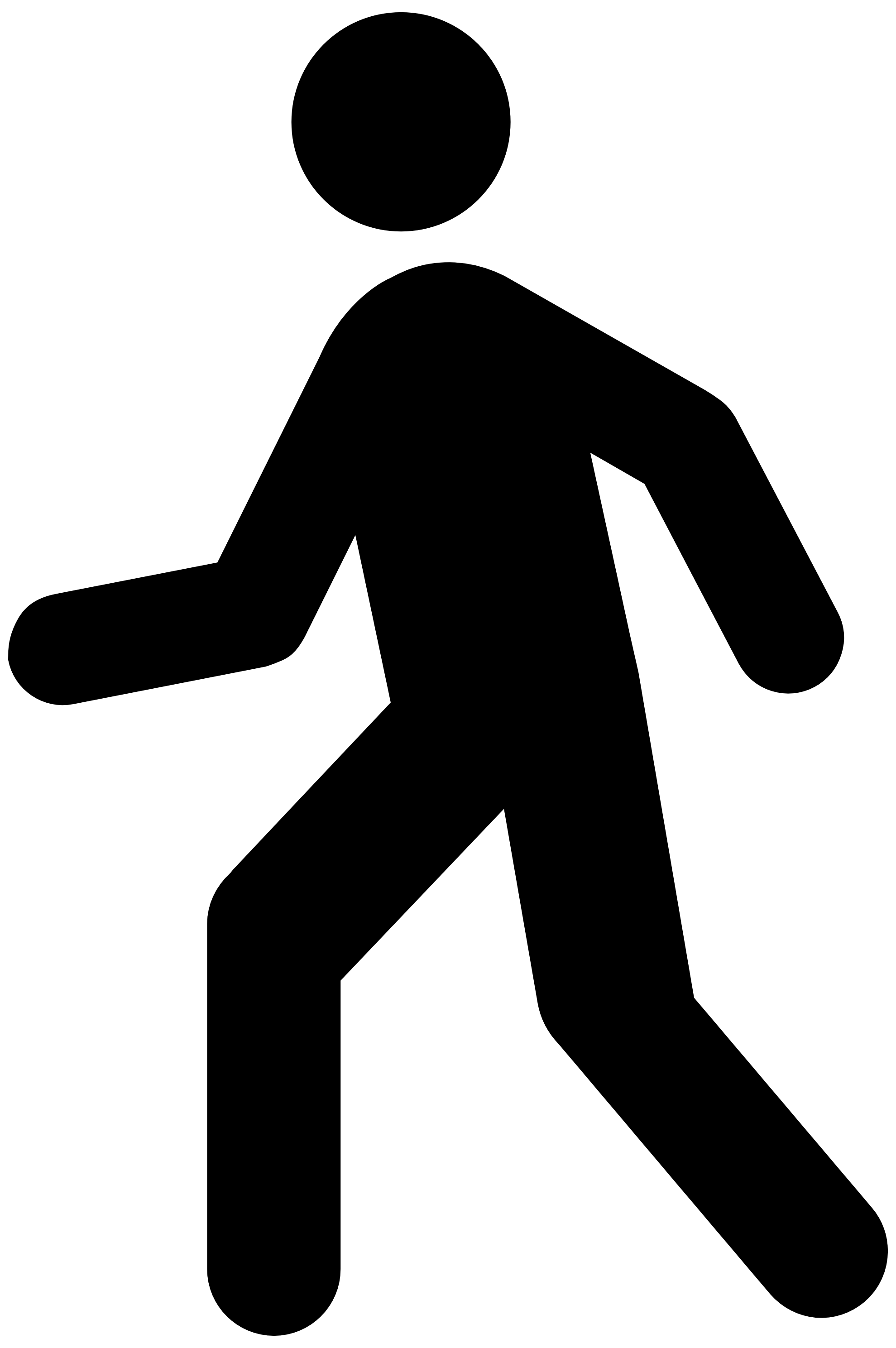 Clipart man walking