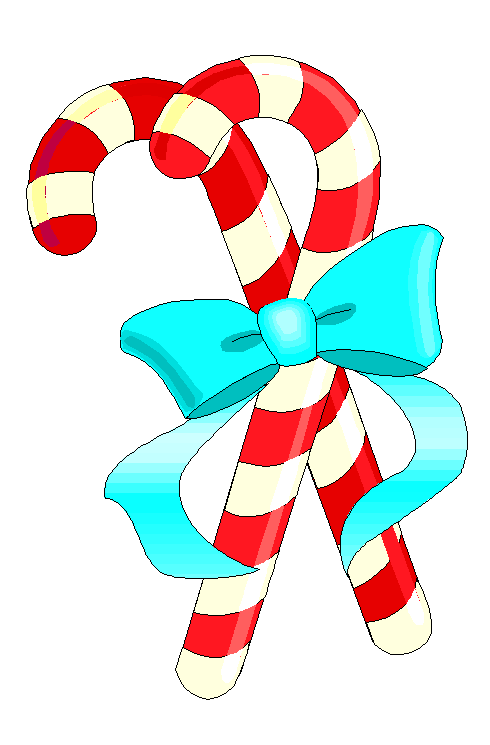 Candy Cane Lollipop Clipart