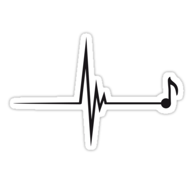 Music Notes Heart Beat - Free Clipart Images