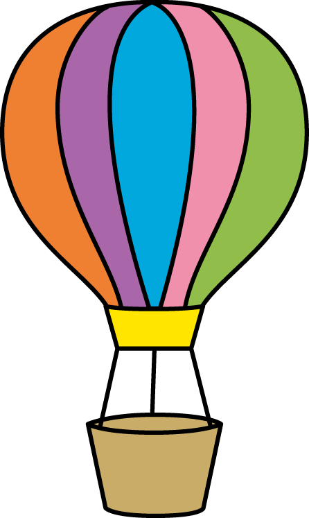 Hotair balloon clipart