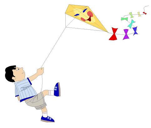 Kite Coloring Pages