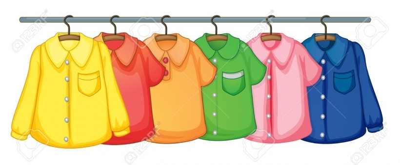 clothes hanging stock illustrations cliparts and royalty free with ...