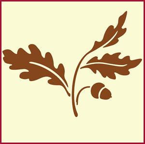 OAK LEAF AND ACORN 2 STENCIL - The Artful Stencil | eBay